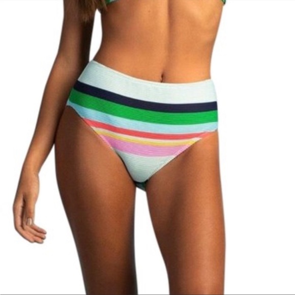 TRINA TURK swim wear bikini multi colored size 12 size 14, green pink blue - Picture 8 of 8